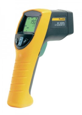 Fluke 561 Non-Contact Handheld Infrared Temperature Sensor w/ Type K Thermocouple Contact Probe